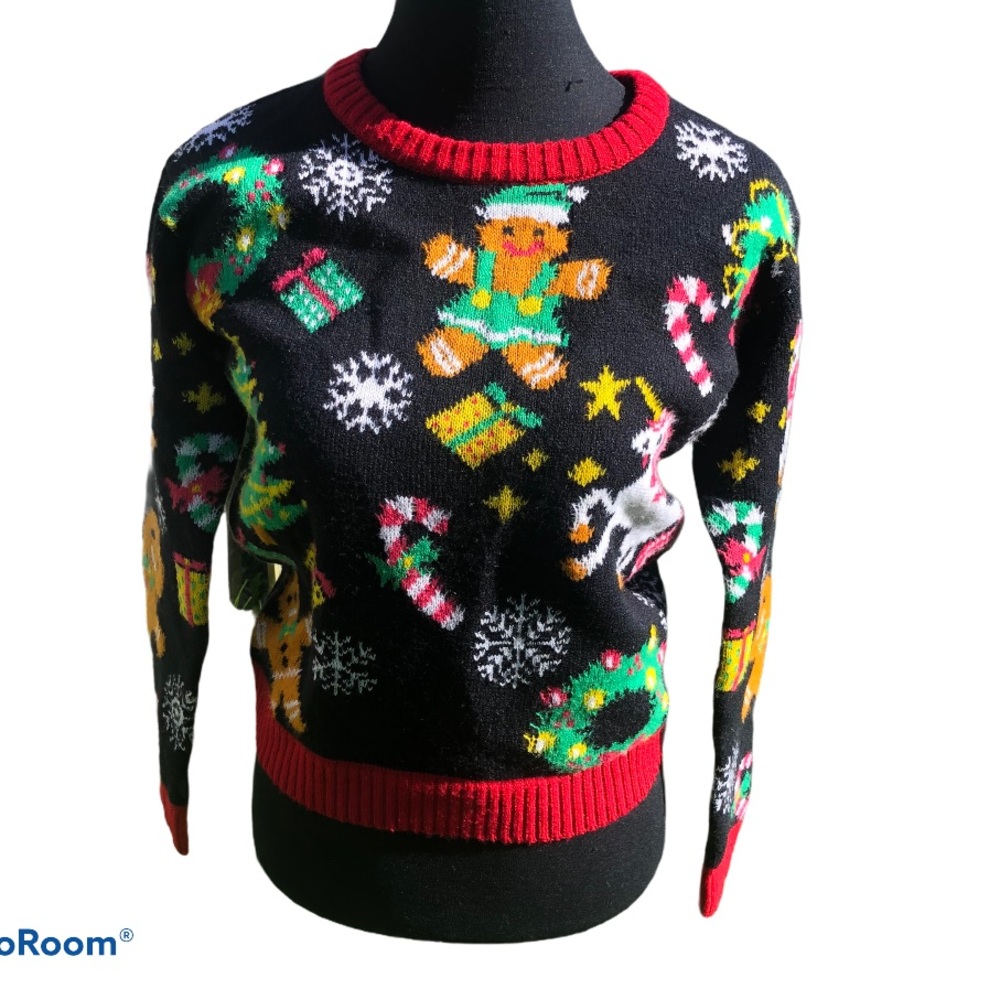 Kids UGLY Tacky Christmas sweater. 🦄 🎄